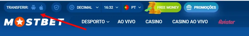Onde descarregar a aplicação móvel MostBet