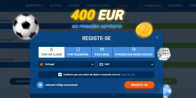 Formulário de registo de novos jogadores MostBet